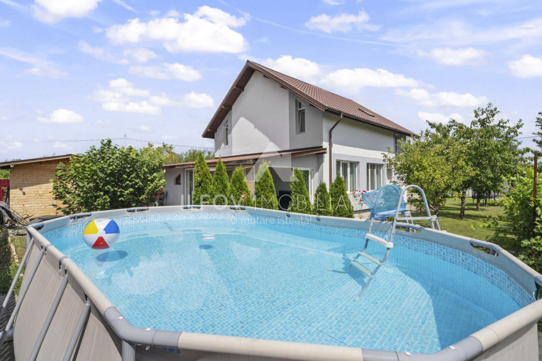 Ciolpani Casa 4 camere P+M, 150mp, teren 500m, utilități, asfalt, pomi, pădure