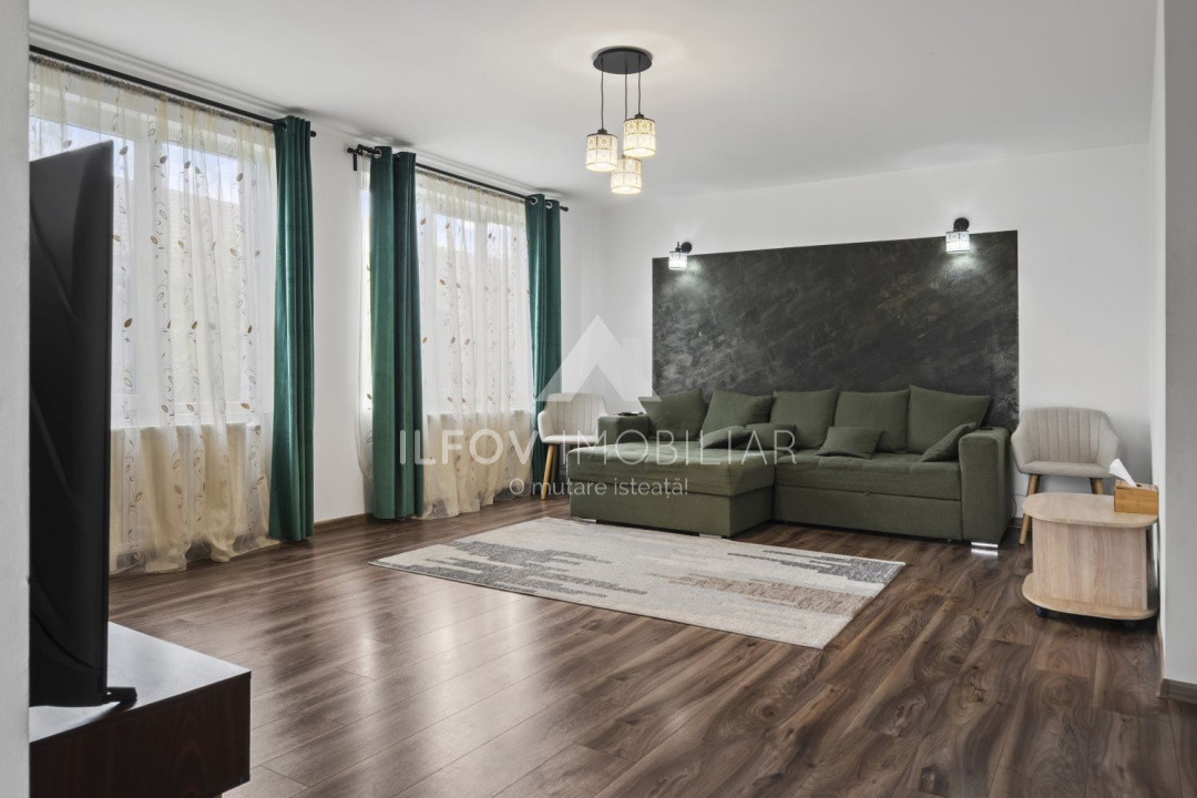 Ciolpani Casa 4 camere P+M, 150mp, teren 500m, utilități, asfalt, pomi, pădure