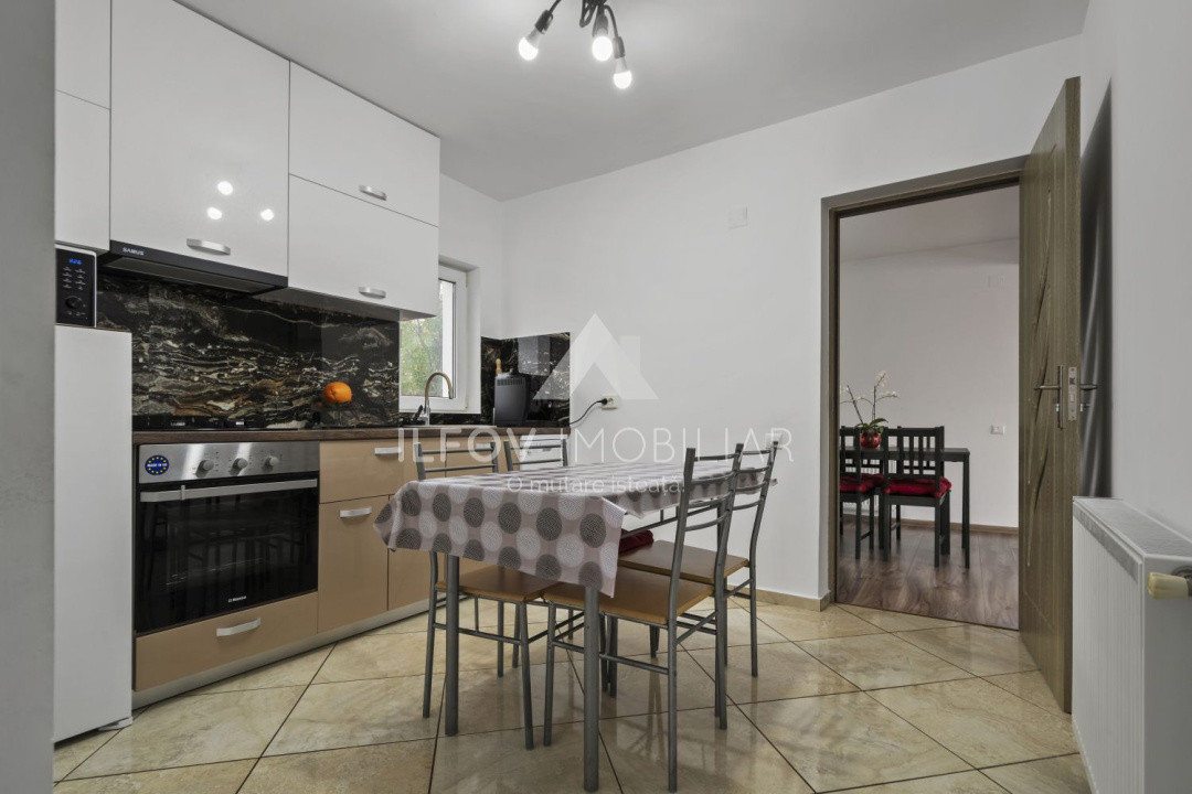 Ciolpani Casa 4 camere P+M, 150mp, teren 500m, utilități, asfalt, pomi, pădure