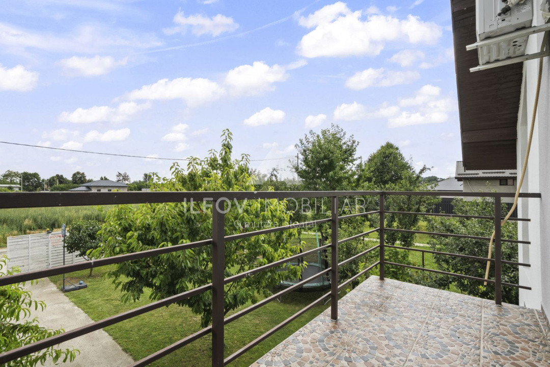 Ciolpani Casa 4 camere P+M, 150mp, teren 500m, utilități, asfalt, pomi, pădure