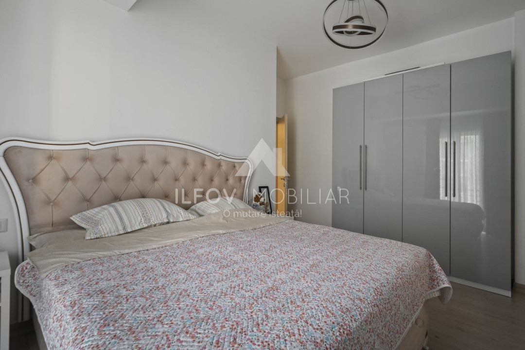 Otopeni, Central, Apartament 3 camere, 71,6mp, loc parcare, mobilat, centrală