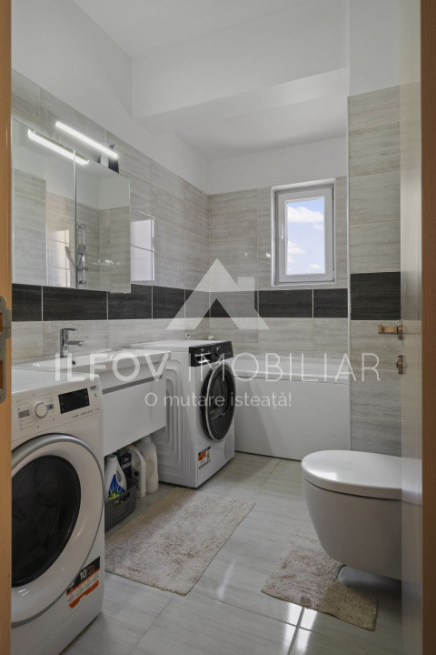 Otopeni, Central, Apartament 3 camere, 71,6mp, loc parcare, mobilat, centrală
