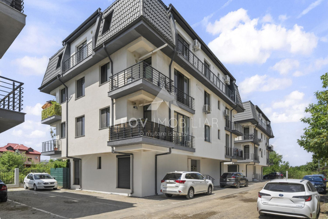 Otopeni, Central, Apartament 3 camere, 71,6mp, loc parcare, mobilat, centrală