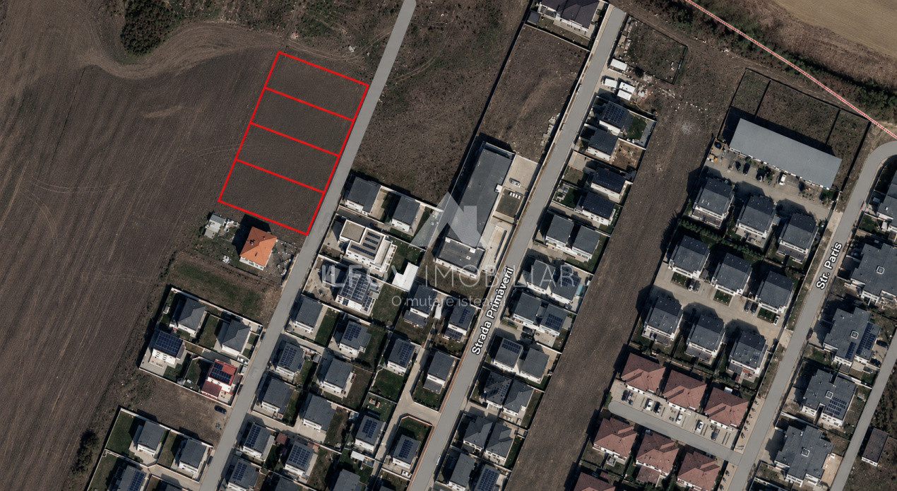 Loturi teren pentru construcție case Tunari, 743 mp