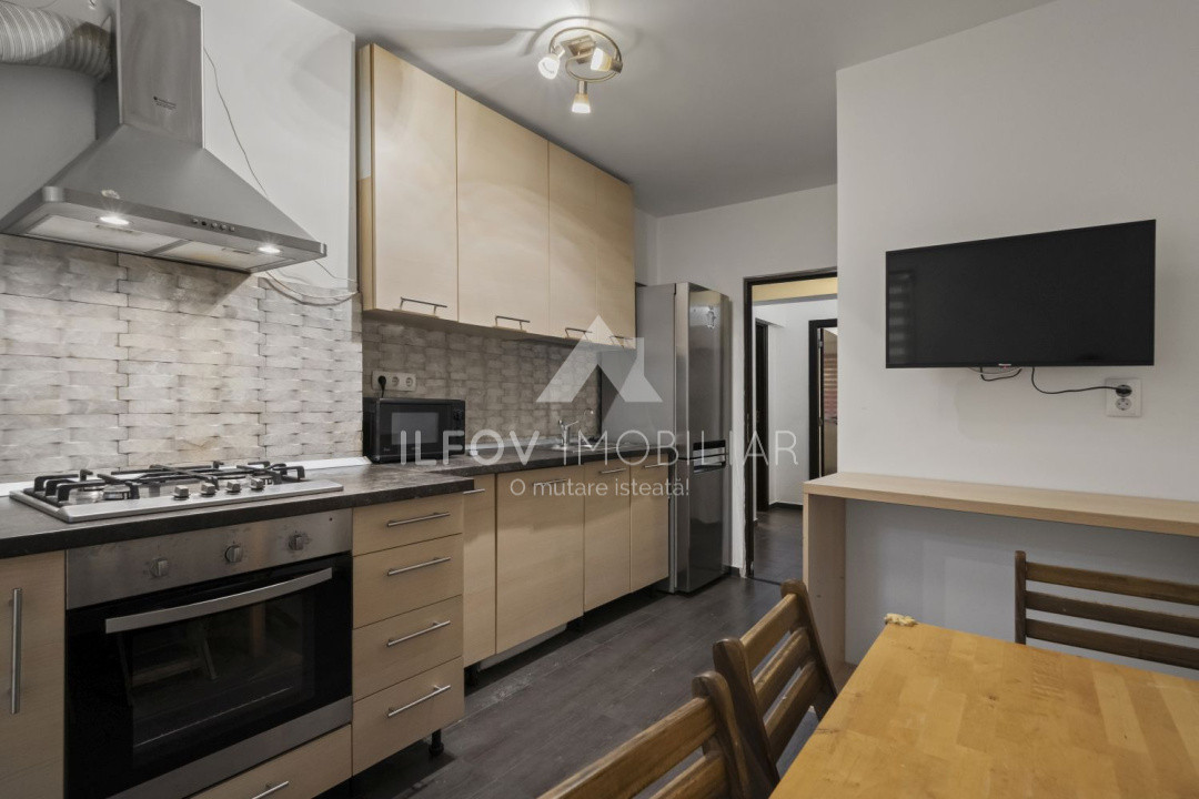Apartament 3 camere Tei decomandat, 65,84mp utili, 2 bai, et 2/8 bloc 1988