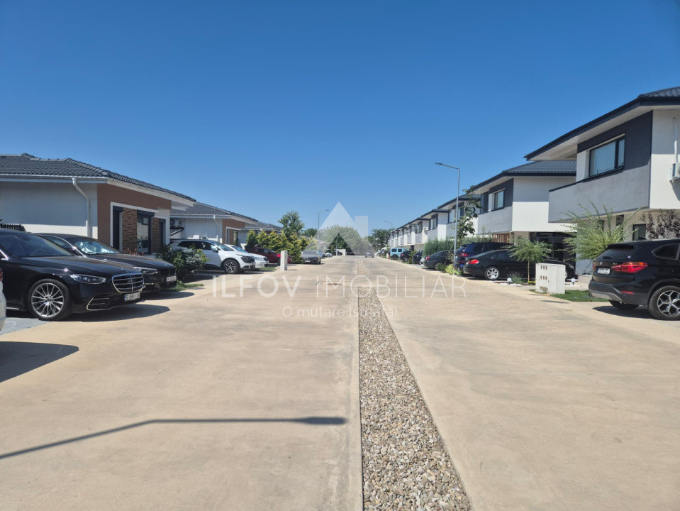 Casa individuala de inchiriat in AeroCity Tunari – 125 mp utili, 330 mp teren