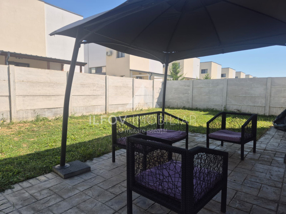 Casa individuala de inchiriat in AeroCity Tunari – 125 mp utili, 330 mp teren
