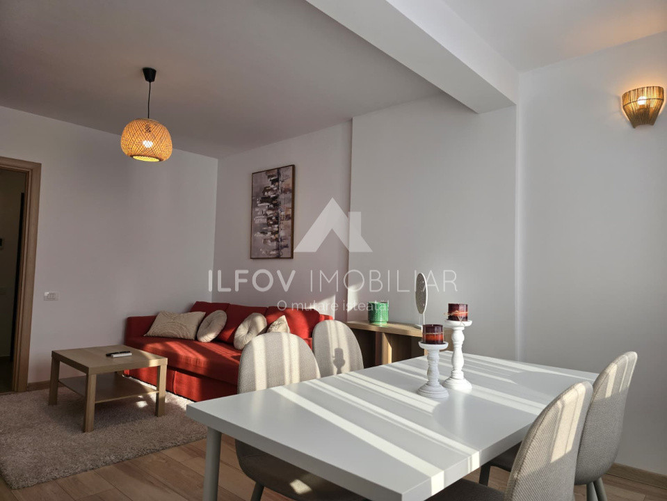 Apartament sptios Otopeni, parcul Unirii, utilat si mobilat. bloc cu lift