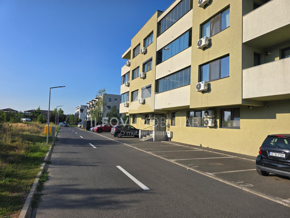 Apartament sptios Otopeni, parcul Unirii, utilat si mobilat. bloc cu lift
