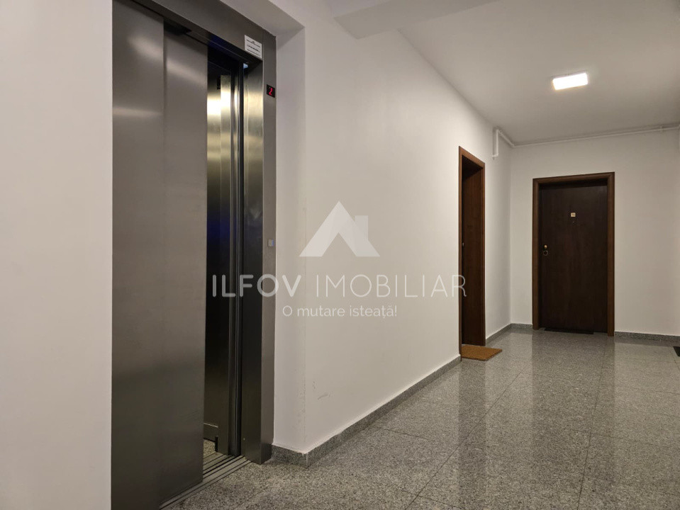 Apartament sptios Otopeni, parcul Unirii, utilat si mobilat. bloc cu lift
