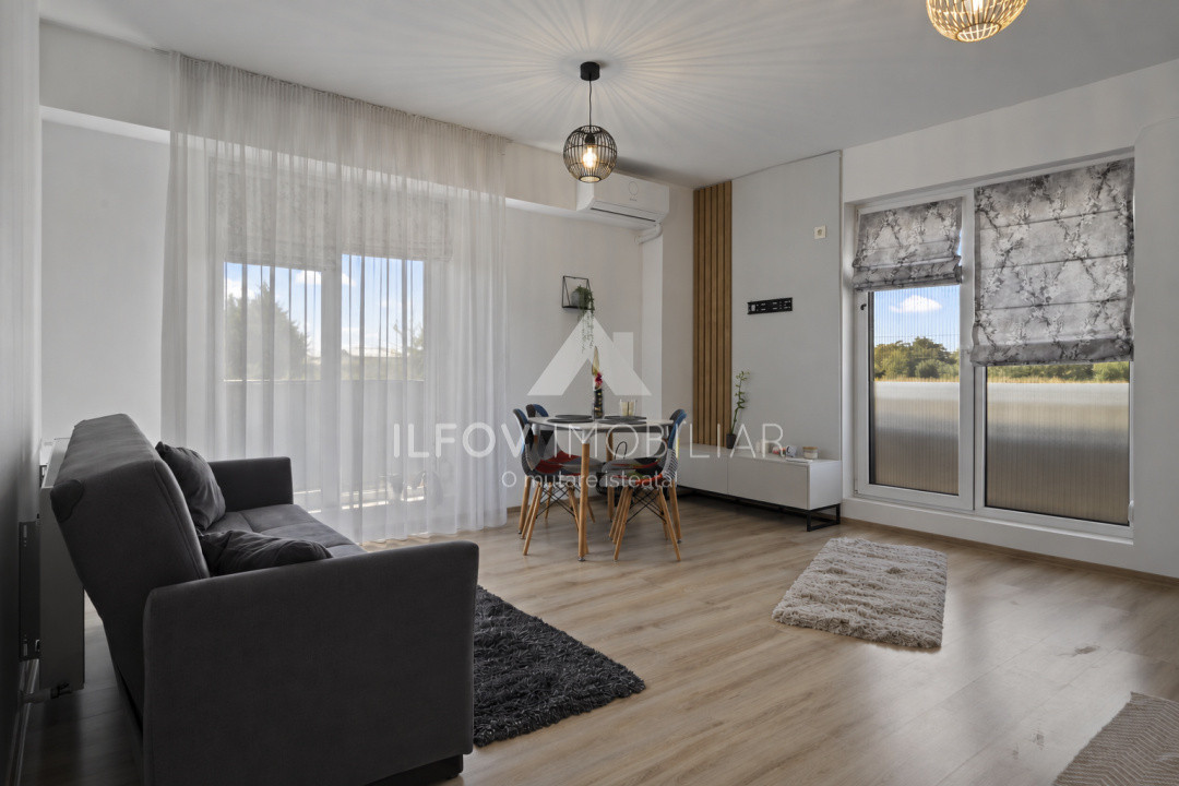 2 camere Tunari, complet mobilat, loc parcare, langa Cosmopolis