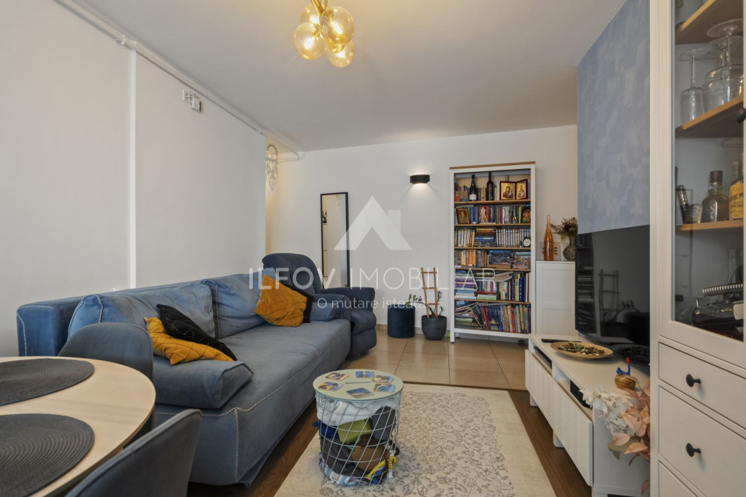 Otopeni, Central, Apartament 3 camere, 78mp, loc parcare, mobilat, centrală