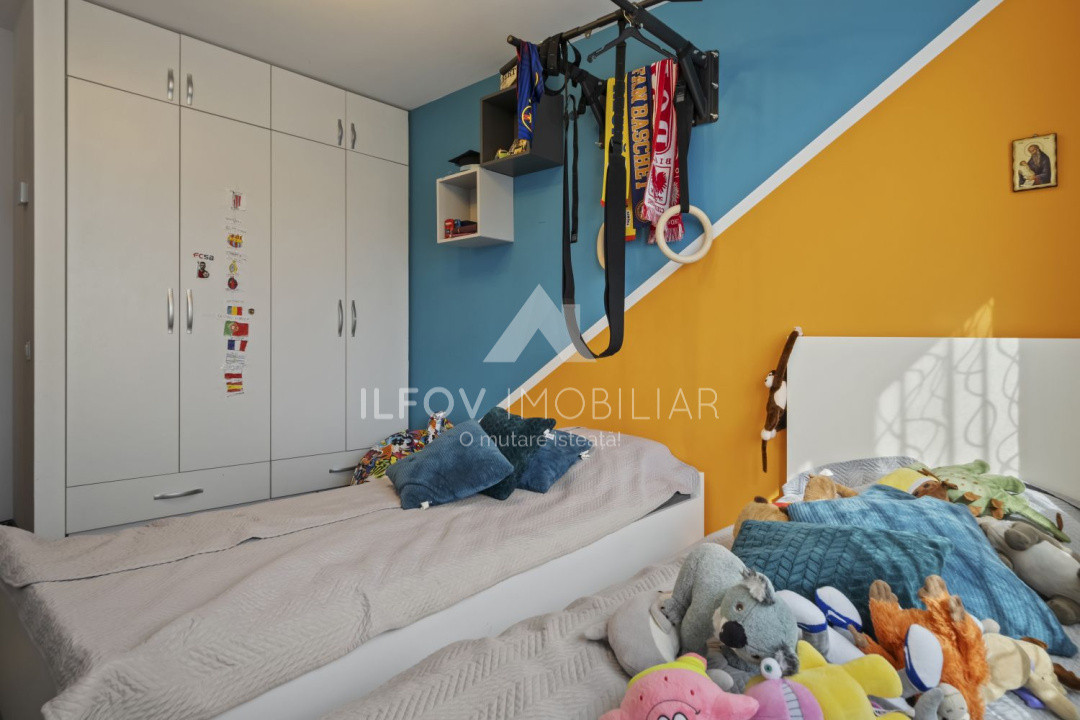 Otopeni, Central, Apartament 3 camere, 78mp, loc parcare, mobilat, centrală