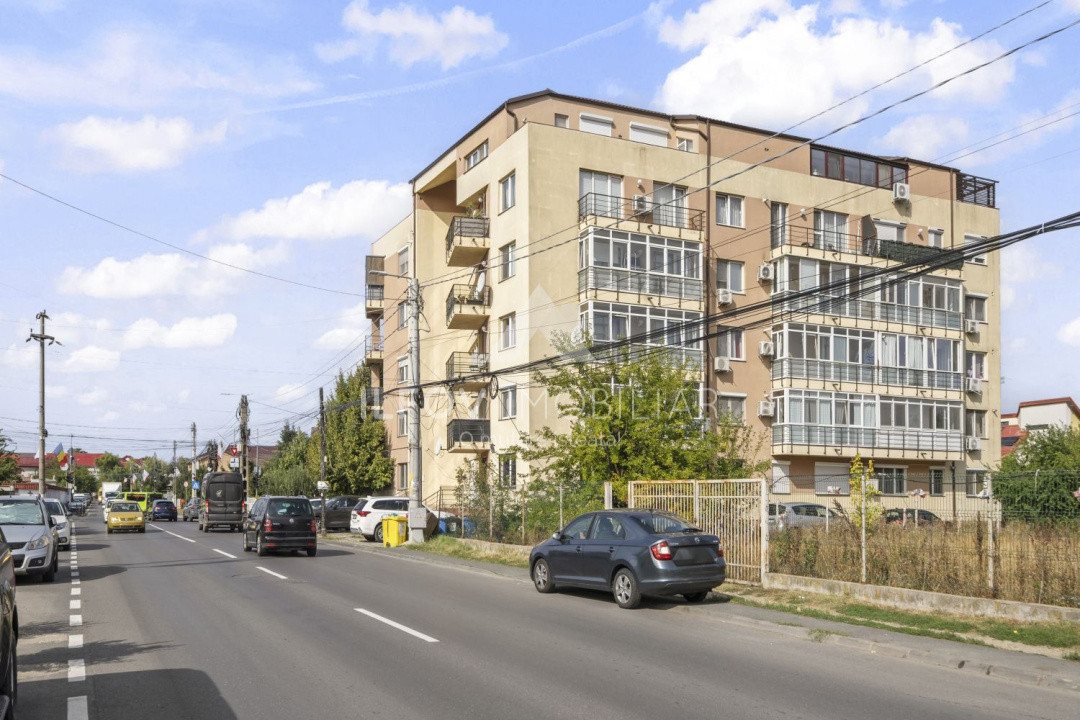 Otopeni, Central, Apartament 3 camere, 78mp, loc parcare, mobilat, centrală