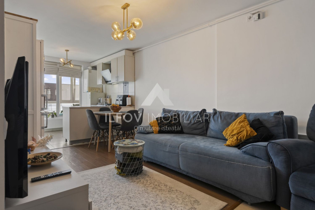 Otopeni, Central, Apartament 3 camere, 78mp, loc parcare, mobilat, centrală