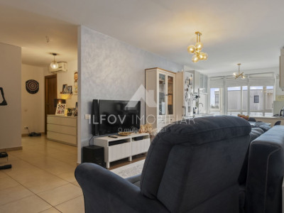 Otopeni, Central, Apartament 3 camere, 78mp, loc parcare, mobilat, centrală