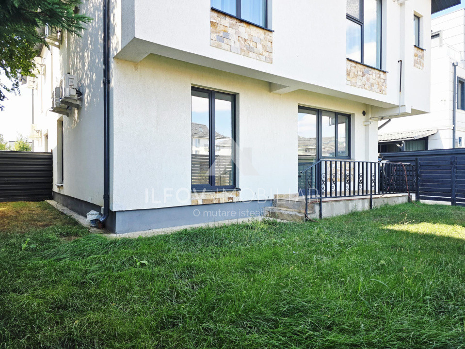 Apartament 2 camere 49.50mp, grădină 50 mp, bloc boutique, parcare