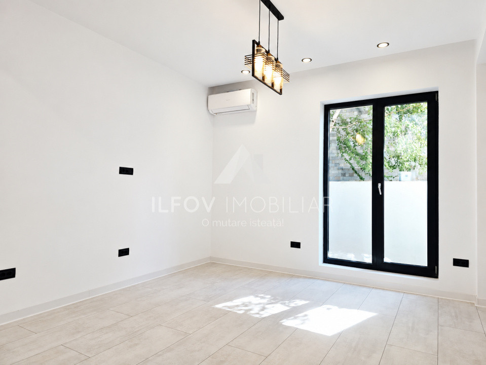Apartament 2 camere 49.50mp, grădină 50 mp, bloc boutique, parcare