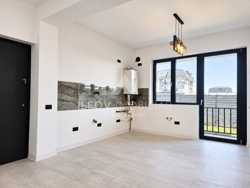 Apartament 2 camere 49.50mp, grădină 50 mp, bloc boutique, parcare