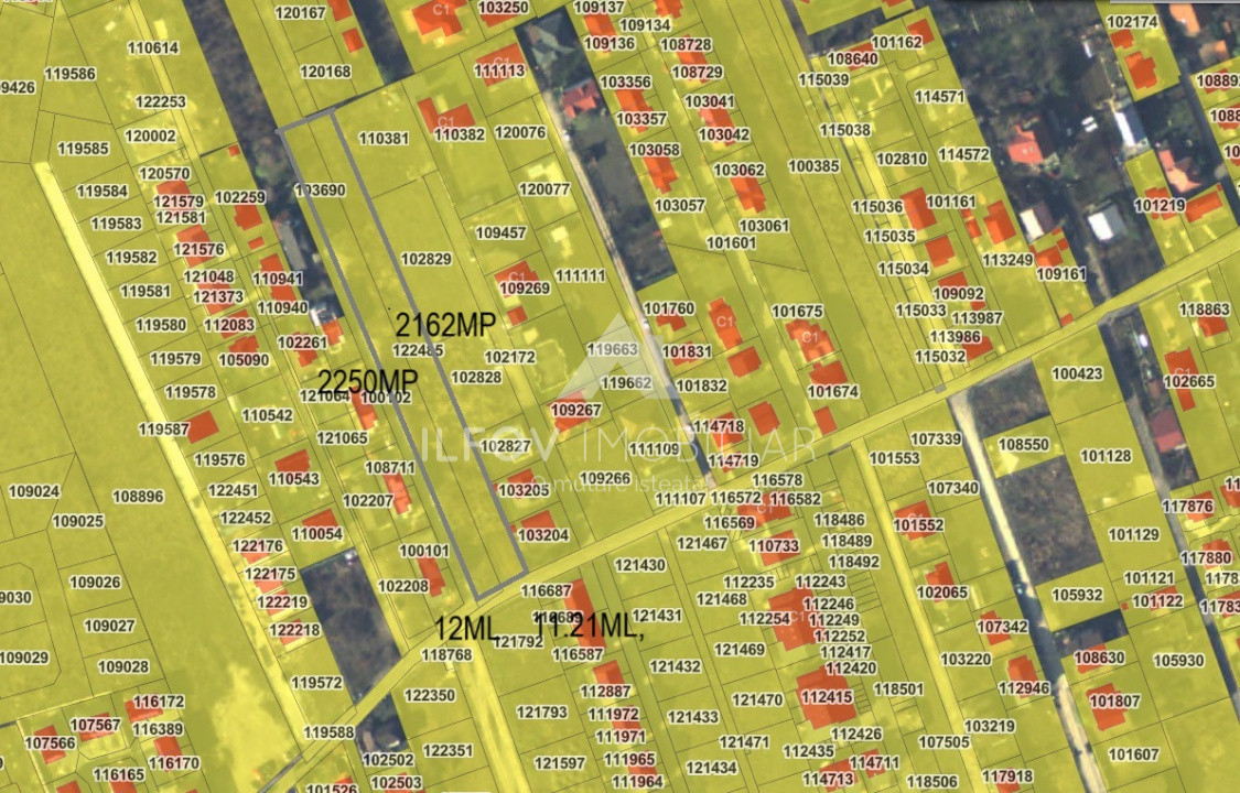 Teren Otopeni 4.412mp, Deschidere 23,21m, Comercial & Rezidențial