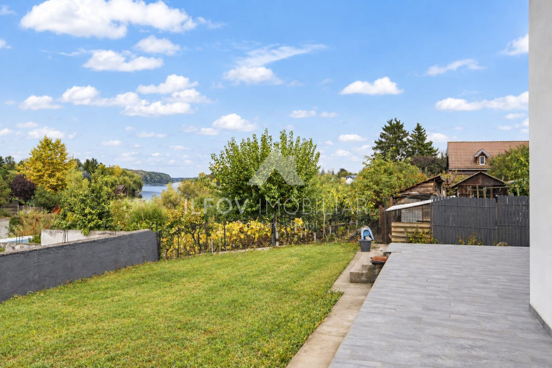 Casa pe parter Snagov 164mo, central, lot 950mp, vedere la lac