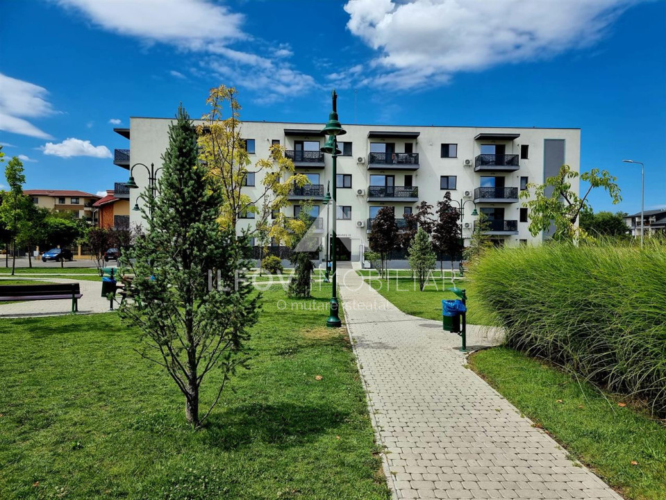 2 camere Otopeni, utilat si mobilat, lift, parcare, langa parcul Unirii