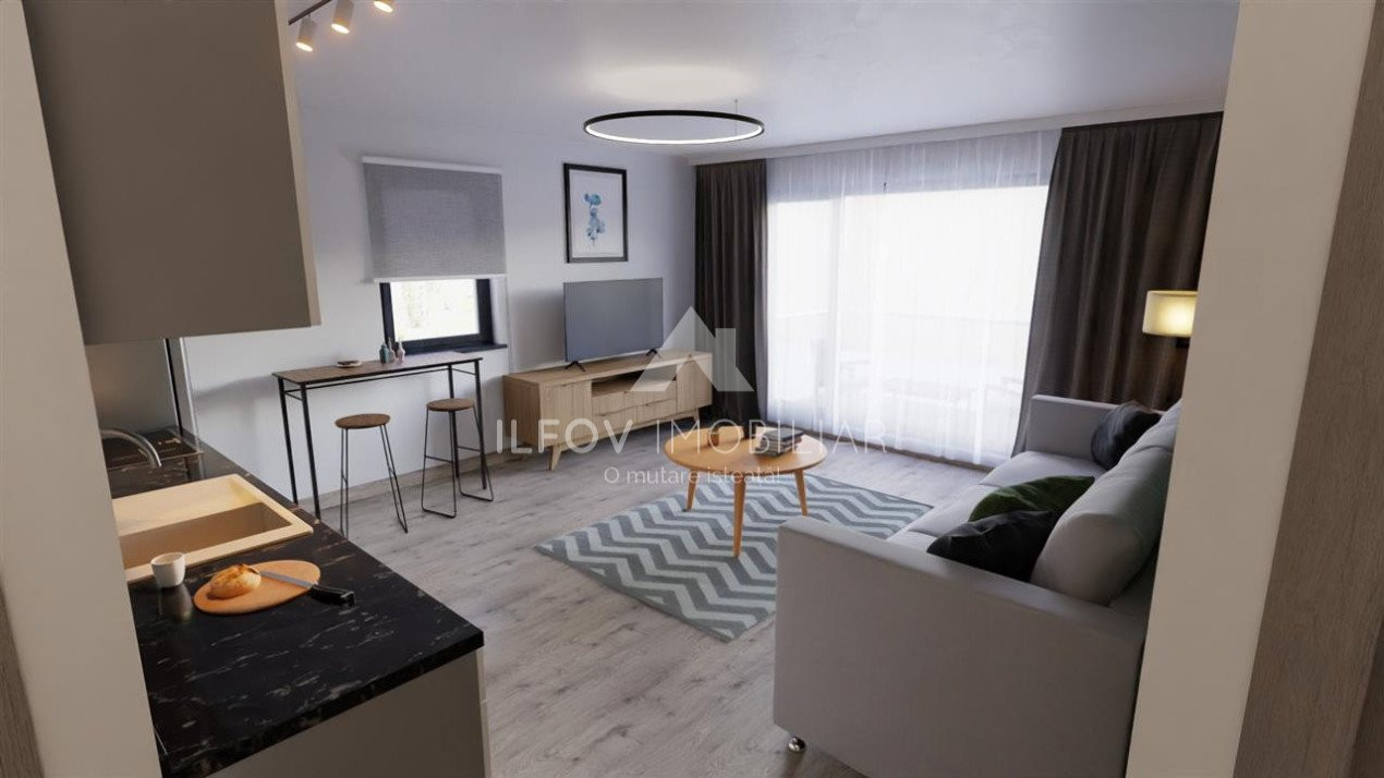 Apartament 3 cam. Pipera-Tunari P+2 lift langa padure
