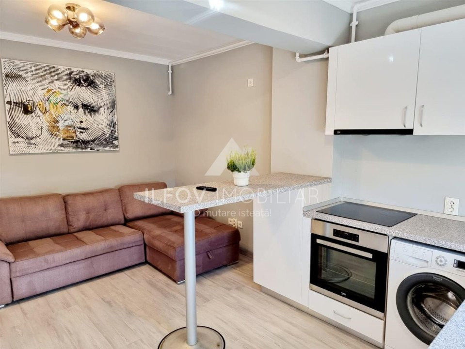 Studio spatios cu dormitor separat Otopeni, langa Parcul Unirii